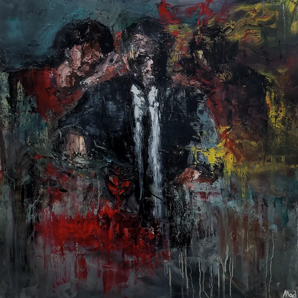 figurative expressive oil painting